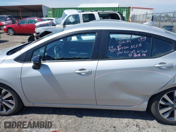 2020 Nissan Versa SR with VIN 3N1CN8FV9LL800855, listed as a IAAI auction lot 42010827 with 64,667 mi miles. Bid and sale history available at carsss.com. Image 14.