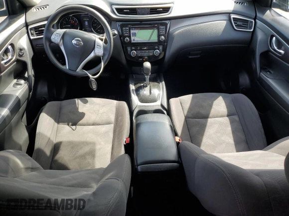 2016 Nissan Rogue SV with VIN KNMAT2MV4GP673100, listed as a Copart auction lot 53835905 with 109,158 mi miles and Salvage Title. Bid and sale history available at carsss.com. Image 8.