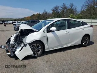 2019 Toyota Prius L Eco with VIN JTDKARFU4K3087133, listed as a Copart auction lot 62993095 with 45,896 mi miles and Salvage title. Bid and sale history available at DreamBid. Image 1.
