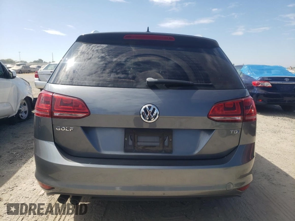 2015 Volkswagen Golf SportWagen TDI SE with VIN 3VWCA7AU1FM508842, listed as a Copart auction lot 66415964 with 67,101 mi miles and Clean Title. Bid and sale history available at carsss.com. Image 6.