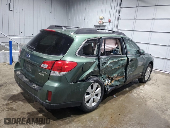 2011 Subaru Outback 2.5i Limited Pwr Moon with VIN 4S4BRBKC0B3413082, listed as a Copart auction lot 47099025 with 162,054 mi miles and Salvage Title. Bid and sale history available at carsss.com. Image 3.