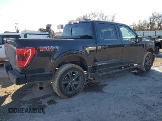 2022 Ford F-150 XL with VIN 1FTFW1E50NKF04983, listed as a Copart auction lot 44717125 with 48,642 mi miles and Salvage Title. Bid and sale history available at carsss.com. Image 3.