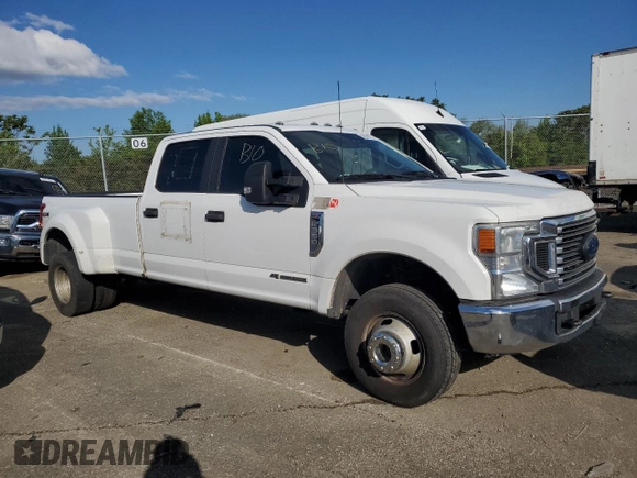 2022 Ford F-350 XL with VIN 1FT8W3DT4NEC08027, listed as a Copart auction lot 58028835 with 308,275 mi miles and Clean title. Bid and sale history available at DreamBid. Image 4.