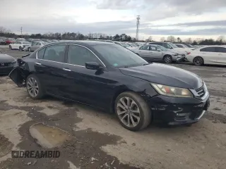 2014 Honda Accord Sedan Sport with VIN 1HGCR2F53EA185844, listed as a Copart auction lot 49364295 with 135,546 mi miles and Salvage Title. Bid and sale history available at carsss.com. Image 4.
