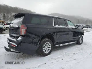 2024 Chevrolet Suburban LT z VIN 1GNSKCKD2RR249498, wystawiony jako Copart lot #46279295 z przebiegiem 18 566 mil mil oraz Czysty tytuł • Clean title. Historia ofert i sprzedaży dostępna na DreamBid. Obrazek 3.