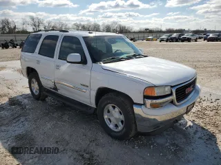 2005 GMC Yukon SLT with VIN 1GKEK13TX5R118933, listed as a Copart auction lot 87057744 with 213,900 mi miles and Salvage Title. Bid and sale history available at carsss.com. Image 4.
