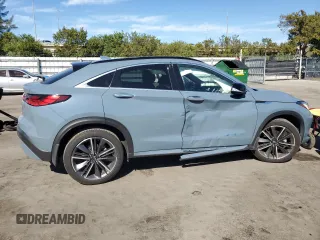 2024 Infiniti QX55 Luxe with VIN 3PCAJ5JR6RF113316, listed as a Copart auction lot 42184715 with 4,172 mi miles and Non Repairable. Bid and sale history available at DreamBid. Image 3.