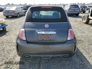 2014 FIAT 500 Abarth with VIN 3C3CFFJH3ET243822, listed as a Copart auction lot 48414065 with 49,652 mi miles and Clean Title. Bid and sale history available at carsss.com. Image 6.