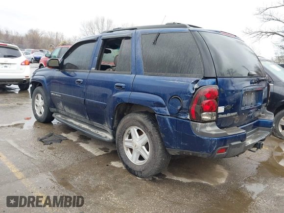 2002 Chevrolet TrailBlazer LTZ with VIN 1GNDT13S422164734, listed as a IAAI auction lot 41815241 with 227,928 mi miles and . Bid and sale history available at DreamBid. Image 3.