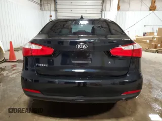 2015 Kia Forte LX with VIN KNAFK4A63F5437112, listed as a Copart auction lot 53276005 with 0 mi miles and Salvage Title. Bid and sale history available at carsss.com. Image 6.