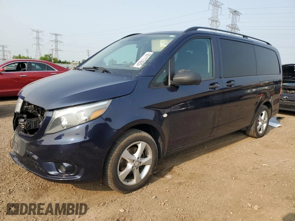 2016 Mercedes-Benz Metris Passenger with VIN WD4PG2EEXG3143840, listed as a Copart auction lot 60117425 with 153,269 mi miles and Salvage title. Bid and sale history available at DreamBid. Image 1.