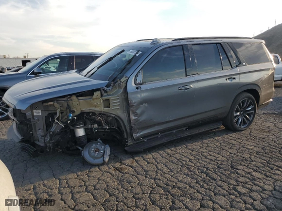 2021 Cadillac Escalade Sport Platinum with VIN 1GYS4GKL5MR474065, listed as a Copart auction lot 75037764 with 30,906 mi miles and Salvage Title. Bid and sale history available at carsss.com. Image 1.