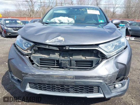 2018 Honda CR-V EX-L with VIN 7FARW2H87JE039574, listed as a IAAI auction lot 41741503 with 34,327 mi miles. Bid and sale history available at carsss.com. Image 6.