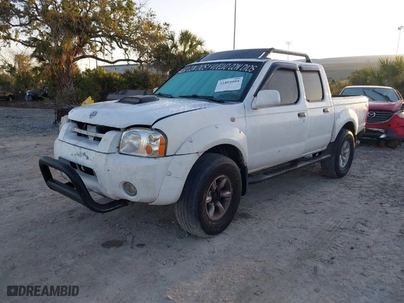 2001 Nissan Frontier 2WD XE with VIN 1N6ED27T91C338614, listed as a IAAI auction lot 41804804 with 225,319 mi miles. Bid and sale history available at carsss.com. Image 2.