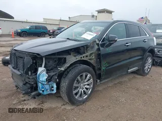 2023 Cadillac XT4 FWD Premium Luxury with VIN 1GYFZCR48PF142752, listed as a IAAI auction lot 42183025 with 45,536 mi miles and . Bid and sale history available at DreamBid. Image 19.