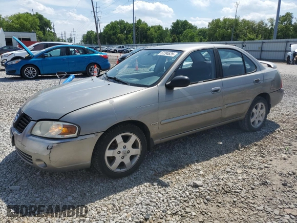 2006 Nissan Sentra S z VIN 3N1CB51D46L595164, wystawiony jako Copart lot #57294625 z przebiegiem 136 564 mil mil oraz Szkoda całkowita • Salvage title. Historia ofert i sprzedaży dostępna na DreamBid. Obrazek 1.