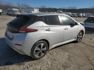 2021 Nissan LEAF SV Plus with VIN 1N4BZ1CV9MC553672, listed as a Copart auction lot 88032865 with 43,417 mi miles and Salvage title. Bid and sale history available at DreamBid. Image 3.