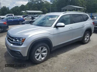 2019 Volkswagen Atlas SE z VIN 1V2UR2CA5KC572110, wystawiony jako Copart lot #59006935 z przebiegiem 84 524 mil mil oraz Czysty tytuł • Clean title. Historia ofert i sprzedaży dostępna na DreamBid. Obrazek 1.