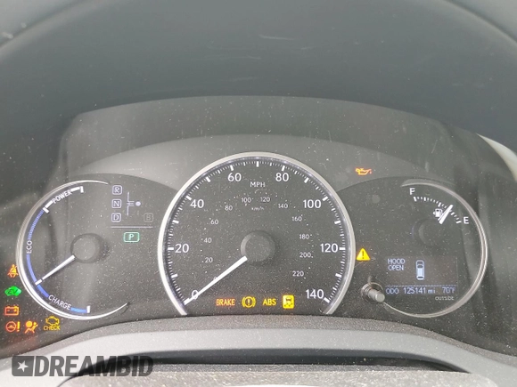 2012 Lexus CT 200h z VIN JTHKD5BH4C2121084, wystawiony jako Copart lot #60842335 z przebiegiem 125 141 mil mil oraz Szkoda całkowita • Salvage title. Historia ofert i sprzedaży dostępna na DreamBid. Obrazek 9.