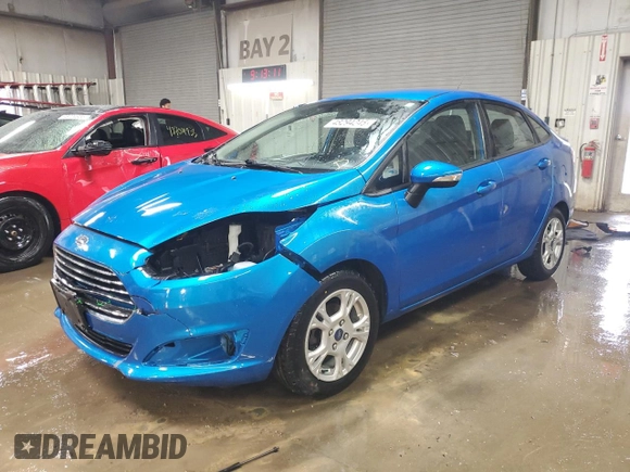 2014 Ford Fiesta SE with VIN 3FADP4BJ2EM220048, listed as a Copart auction lot 48294245 with 40,962 mi miles and Salvage Title. Bid and sale history available at carsss.com. Image 1.