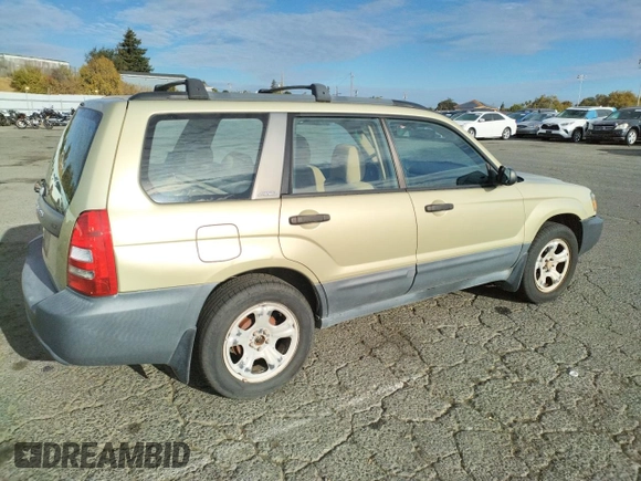 2003 Subaru Forester X with VIN JF1SG63683H737806, listed as a Copart auction lot 78750074 with 109,099 mi miles and Salvage Title. Bid and sale history available at carsss.com. Image 3.