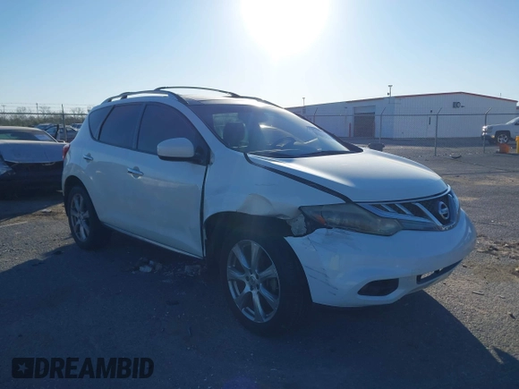 2012 Nissan Murano SL z VIN JN8AZ1MW1CW211924, wystawiony jako IAAI lot #41830188 z przebiegiem 212 549 mil mil oraz . Historia ofert i sprzedaży dostępna na DreamBid. Obrazek 1.