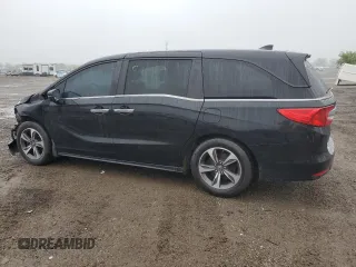 2018 Honda Odyssey z VIN 5FNRL6H40JB503183, wystawiony jako Copart lot #58013285 z przebiegiem 96 805 mil mil oraz Szkoda całkowita • Salvage title. Historia ofert i sprzedaży dostępna na DreamBid. Obrazek 2.