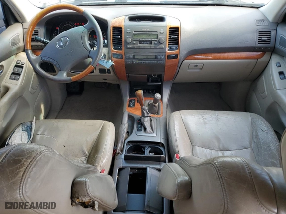 2003 Lexus GX 470 with VIN JTJBT20XX30010271, listed as a Copart auction lot 52812575 with 291,394 mi miles and Salvage Title. Bid and sale history available at carsss.com. Image 8.