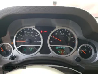 2008 Jeep Wrangler Sahara with VIN 1J4FA54178L566037, listed as a Copart auction lot 61439685 with 115,812 mi miles and Salvage title. Bid and sale history available at DreamBid. Image 9.