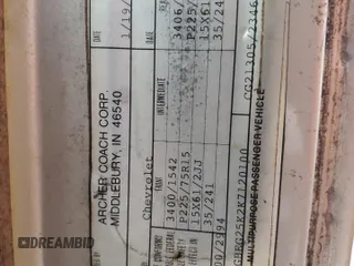 1989 Chevrolet Chevy Van z VIN 1GBEG25K2K7120100, wystawiony jako Copart lot #75508934 z przebiegiem Nie podano mil oraz Szkody całkowita. Historia ofert i sprzedaży dostępna na DreamBid. Obrazek 14.
