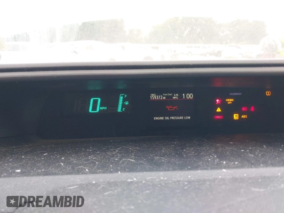 2012 Toyota Prius One with VIN JTDKDTB33C1021767, listed as a IAAI auction lot 42466233 with 159,372 mi miles and . Bid and sale history available at DreamBid. Image 7.