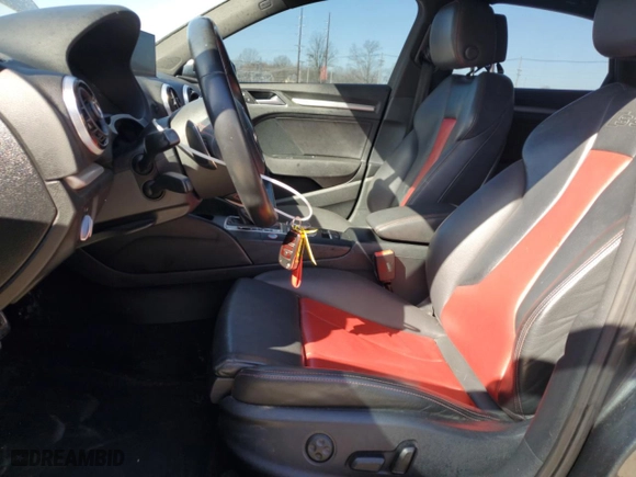 2015 Audi A3 2.0T Premium with VIN WAUBFGFFXF1064087, listed as a Copart auction lot 48153875 with 135,524 mi miles and Salvage Title. Bid and sale history available at carsss.com. Image 7.