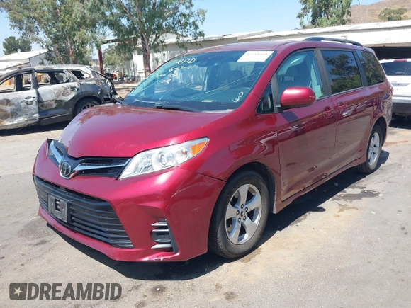 2020 Toyota Sienna LE Auto Access Seat с VIN 5TDKZ3DC7LS060864, выставлен на аукционе IAAI как лот 42518168 с пробегом 58 724 миль миль и . История ставок и продаж доступна на DreamBid. Изображение 2.