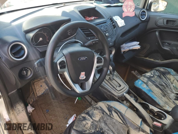 2018 Ford Fiesta SE with VIN 3FADP4BJ6JM122604, listed as a Copart auction lot 46728465 with 122,230 mi miles and Salvage Title. Bid and sale history available at DreamBid. Image 8.