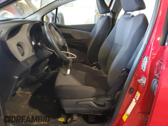 2015 Toyota Yaris L with VIN VNKKTUD35FA052164, listed as a Copart auction lot 48250045 with 104,203 mi miles and Salvage Title. Bid and sale history available at carsss.com. Image 7.
