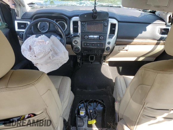 2017 Nissan Titan SV z VIN 1N6AA1E51HN571617, wystawiony jako Copart lot #71640544 z przebiegiem 89 088 mil mil oraz Szkoda całkowita • Salvage title. Historia ofert i sprzedaży dostępna na DreamBid. Obrazek 8.