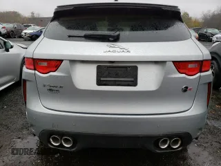 2020 Jaguar F-Pace SVR with VIN SADCZ2EE3LA617186, listed as a Copart auction lot 73372603 with 52,265 mi miles and Salvage Title. Bid and sale history available at DreamBid. Image 6.