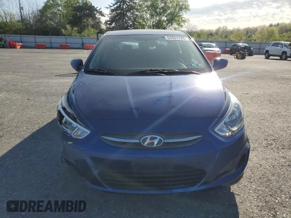 2017 Hyundai Accent SE with VIN KMHCT5AE7HU313588, listed as a Copart auction lot 54993785 with 81,563 mi miles and Clean Title. Bid and sale history available at carsss.com. Image 5.