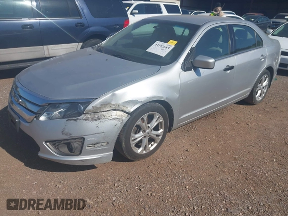2012 Ford Fusion SE with VIN 3FAHP0HAXCR226407, listed as a IAAI auction lot 41982689 with 193,432 mi miles. Bid and sale history available at carsss.com. Image 6.