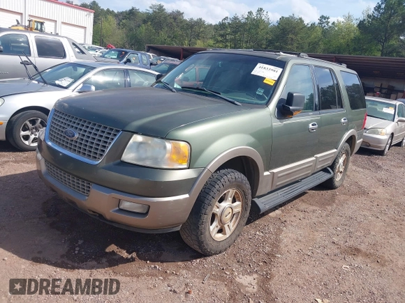 2003 Ford Expedition Eddie Bauer with VIN 1FMEU17LX3LA04393, listed as a IAAI auction lot 41833981 with 1 mi miles. Bid and sale history available at carsss.com. Image 2.