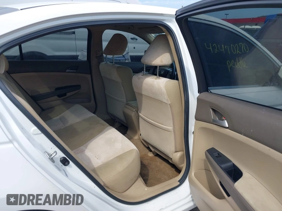 2010 Honda Accord LX z VIN 1HGCP2F3XAA129270, wystawiony jako IAAI lot #42470270 z przebiegiem 132 629 mil mil oraz . Historia ofert i sprzedaży dostępna na DreamBid. Obrazek 8.