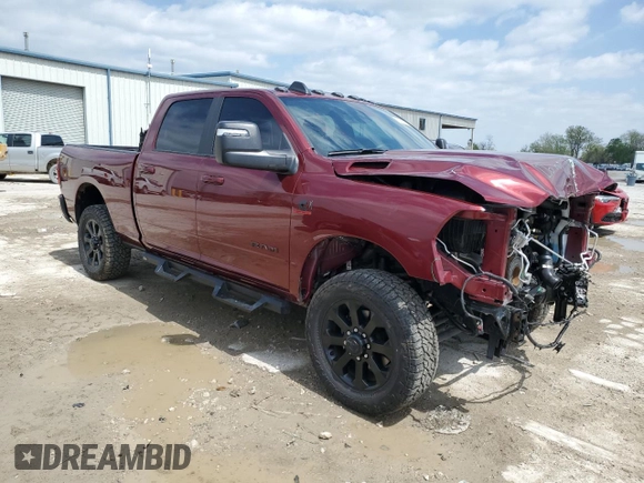 2024 Ram 2500 Big Horn with VIN 3C6UR5DL0RG247012, listed as a Copart auction lot 53093935 with 5,924 mi miles and Salvage title. Bid and sale history available at DreamBid. Image 4.