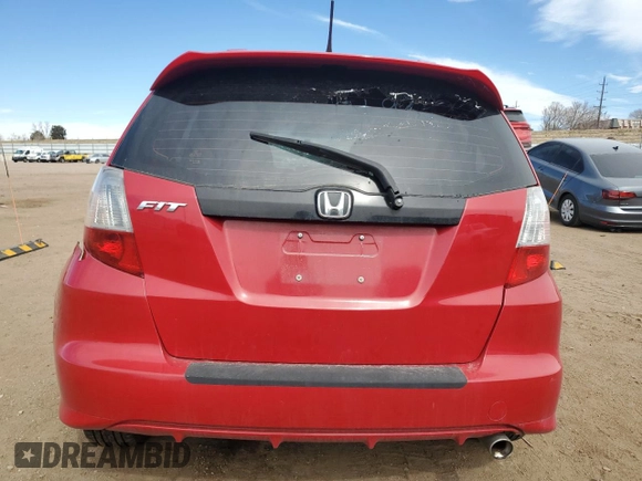 2012 Honda Fit Sport with VIN JHMGE8H52CC039480, listed as a Copart auction lot 48185445 with 106,663 mi miles and Salvage Title. Bid and sale history available at DreamBid. Image 6.