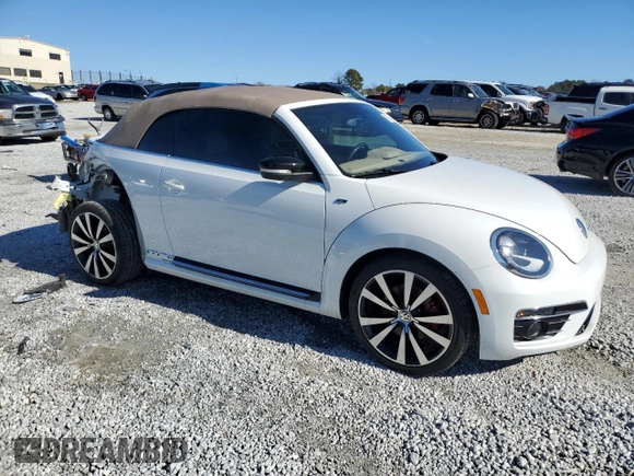 2015 Volkswagen Beetle with VIN 3VW7S7AT1FM818382, listed as a Copart auction lot 41666205 with 47,429 mi miles and Salvage Title. Bid and sale history available at DreamBid. Image 4.