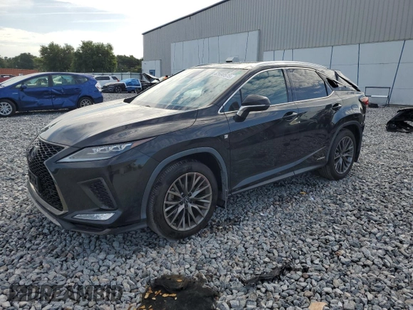 2020 Lexus RX 450h F Sport Performance z VIN 2T2YGMDA2LC048484, wystawiony jako Copart lot #62690575 z przebiegiem 108 783 mil mil oraz Nie do naprawy • Non repairable. Historia ofert i sprzedaży dostępna na DreamBid. Obrazek 1.