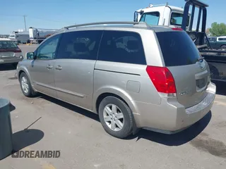 2006 Nissan Quest S Special Edition z VIN 5N1BV28U96N104720, wystawiony jako IAAI lot #42170285 z przebiegiem Nie podano mil oraz . Historia ofert i sprzedaży dostępna na DreamBid. Obrazek 3.