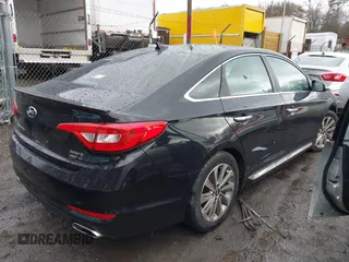 2017 Hyundai Sonata Sport with VIN 5NPE34AF1HH480121, listed as a IAAI auction lot 41823070 with 81,569 mi miles. Bid and sale history available at carsss.com. Image 4.
