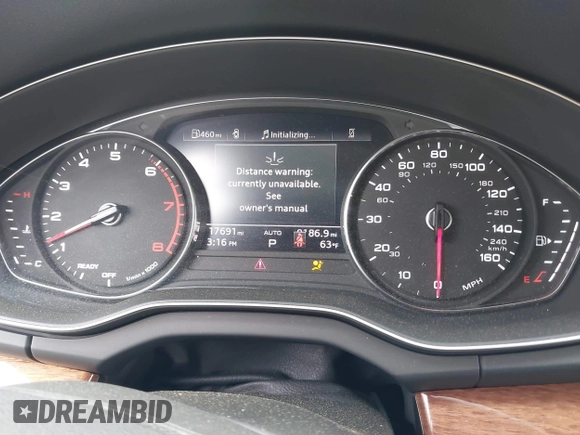 2023 Audi Q5 S line Premium with VIN WA1GAAFYXP2068698, listed as a IAAI auction lot 42225206 with 17,691 mi miles and . Bid and sale history available at DreamBid. Image 7.