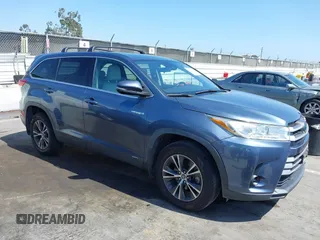 2019 Toyota Highlander Hybrid LE with VIN 5TDBGRFHXKS074774, listed as a IAAI auction lot 42349946 with 81,650 mi miles and . Bid and sale history available at DreamBid. Image 1.