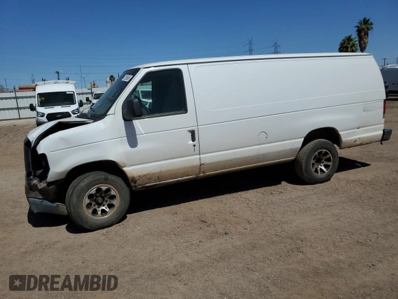 2012 Ford Econoline Cargo Super Duty Commercial with VIN 1FTSS3EL9CDB12784, listed as a Copart auction lot 57256595 with 369,541 mi miles and Salvage title. Bid and sale history available at DreamBid. Image 1.